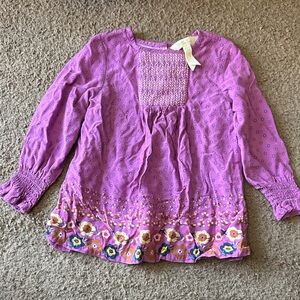 Matilda Jane Purple Floral Long Sleeve Blouse